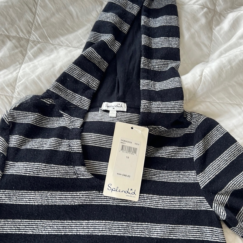 Navy splendid kids Terry sweatshirt -10